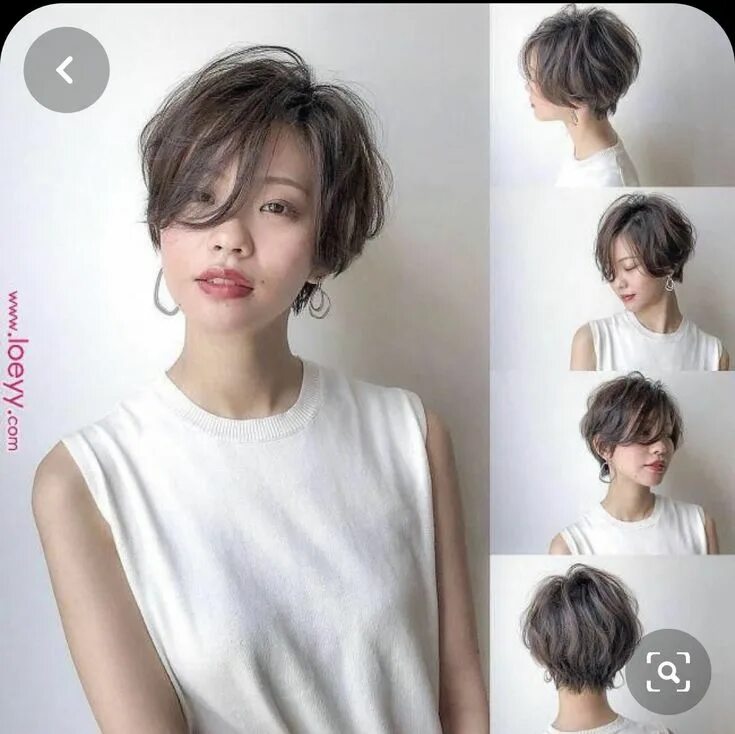 Прическа пикси боб на корейцах фото Pin by Lisa Jewell on Short wavy bob hairstyle Short thick wavy hair, Thick hair