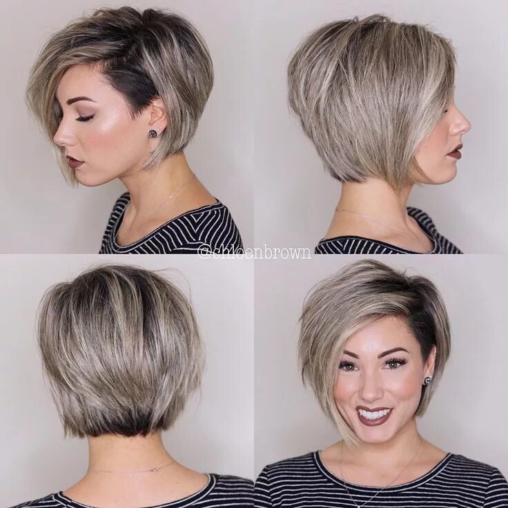 Прическа пикси боб на средние 5,255 Likes, 54 Comments - Chloé Brown ShortHair (@chloenbrown) on Instagram: "T