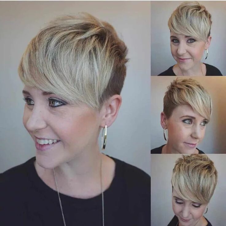 Стрижки для круглого лица - для длинных и коротких волос Short hair styles for r