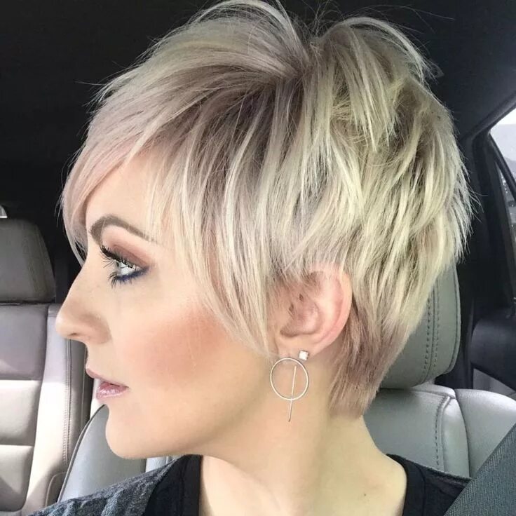 Прическа пикси фото на средние 70 Short Shaggy, Spiky, Edgy Pixie Cuts and Hairstyles Short hair styles, Short 