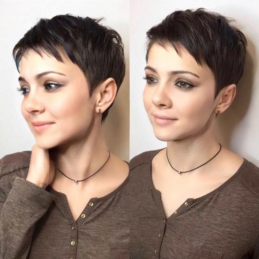 Прическа пикси на короткие волосы с челкой Pin by Prettyblingygyal on All eyeshadow Short hair haircuts, Celebrity short ha