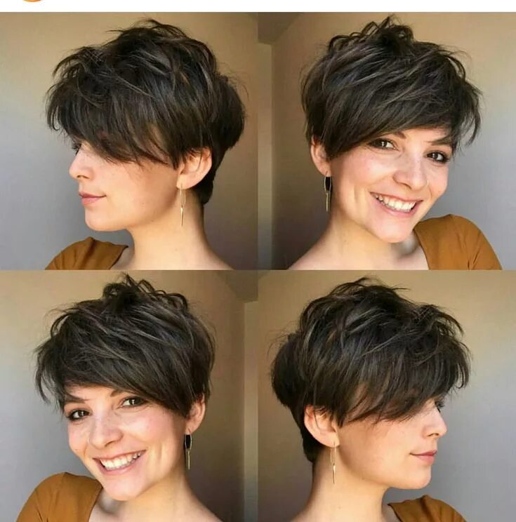 Прическа пикси на средние волосы с челкой Pin on Short Haircuts Short hair cuts for women, Thick hair styles, Hairstyles h