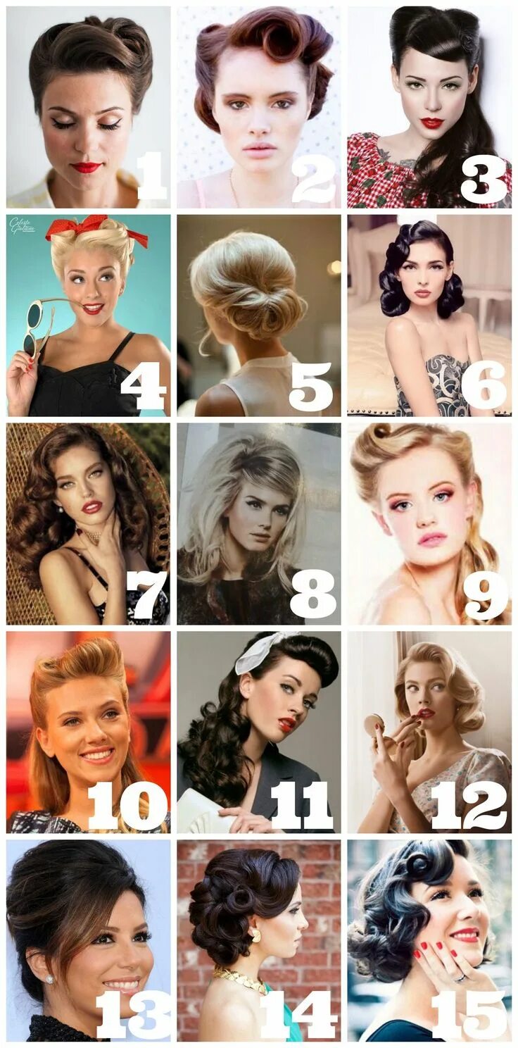 Прическа пин ап на длинные волосы Pin on pin up hairstyles