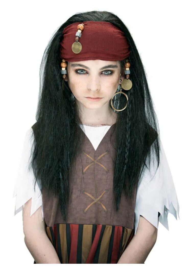 Прическа пиратки для девочки Pirate Accessories - Halloween Costumes Pirate Hat & Accessory Costume wigs, Hal