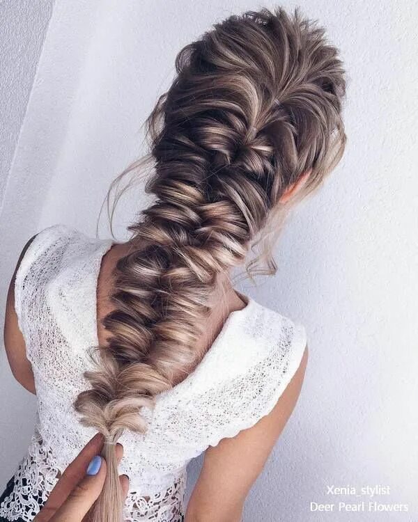 Прическа плетение на длинные 25 Elegant Wedding Hairstyles and Updos from xenia_stylist - My Stylish Zoo #hai