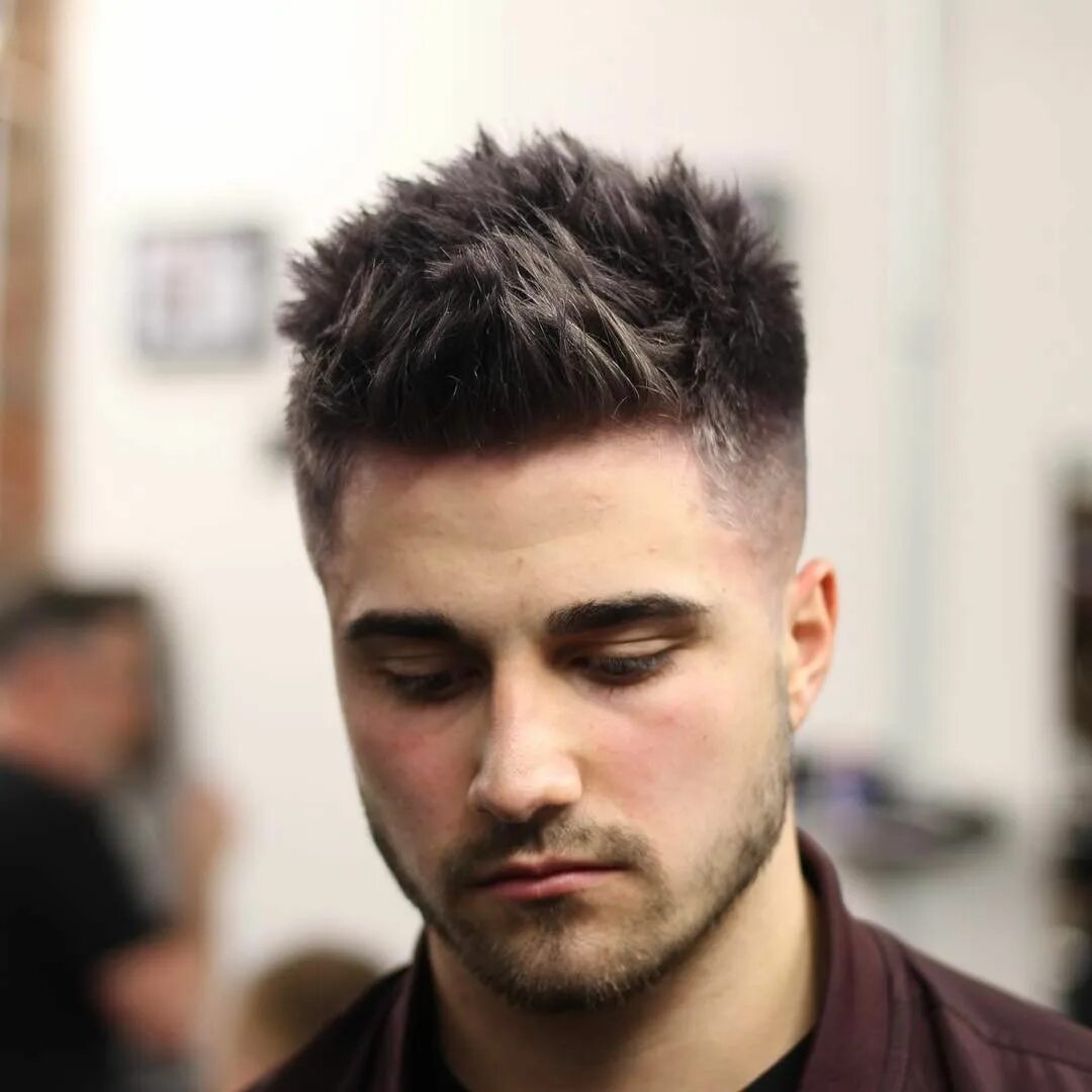 Прическа по бокам коротко а сверху оставить 100+ Fade Haircut Ideas For 2023 Mens hairstyles short, Short spiky hairstyles, 