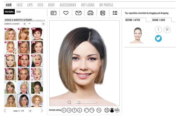 Прическа по фото онлайн бесплатно женские How does it work? - easyHairStyler