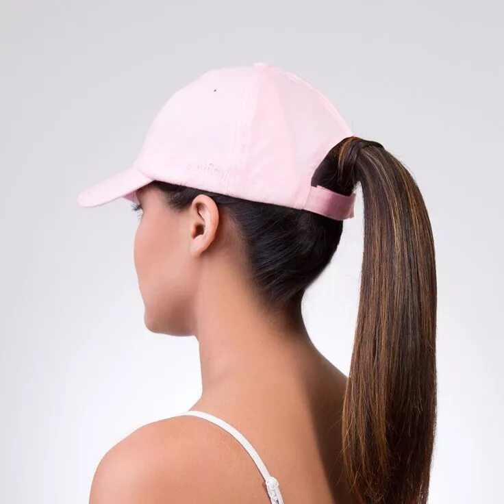 Прическа под кепку женская Pink Minx - Ponytail Baseball Cap Baseball cap hairstyles, Ponytail baseball cap