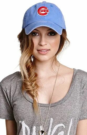 Прическа под кепку женская American Needle Chicago Cubs Baseball Hat at PacSun.com $22... I NEED IT. Beauty