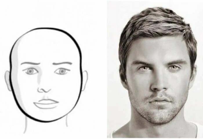 Прическа под овальное лицо мужская Men's Trendy Hairstyles Based On Face Structure Beard Round face haircuts, Mens 