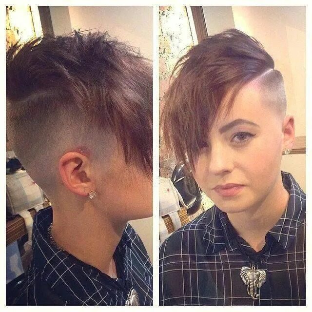 Прическа под пацана для девочки What do you think of her cut? http://ift.tt/1ROCTks Kort haar kapsels, Stijle ka