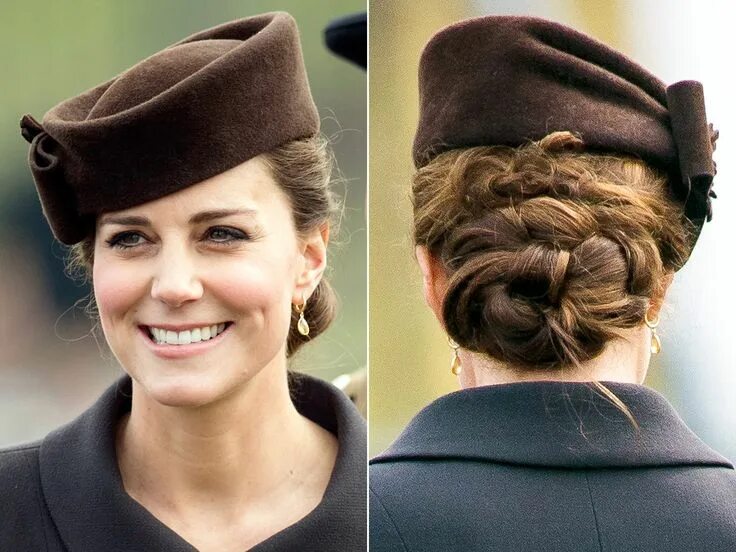 Прическа под пилотку для девочки A Princess 'Do for You! How to Recreate Kate's Elegant St. Paddy's Updo Kate mid