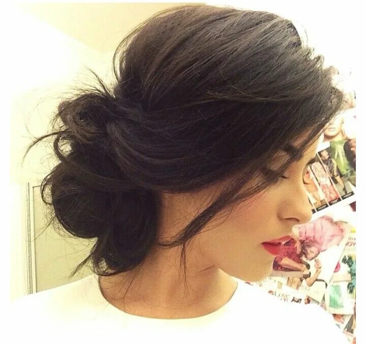 Прическа подобранные волосы фото ♥ via. @Sazan Avdiu Barzani Hair styles, Long hair styles, Wedding hairstyles