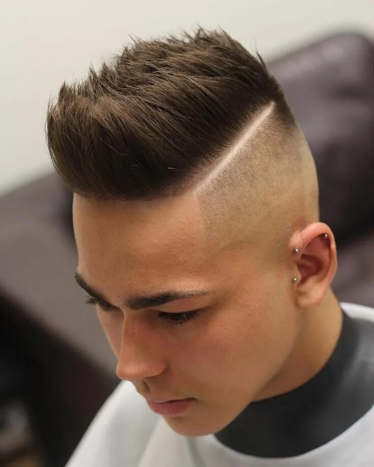 Pin by KEN ROSSI on sharp parts and well slicked Slick hairstyles, Fade haircut,