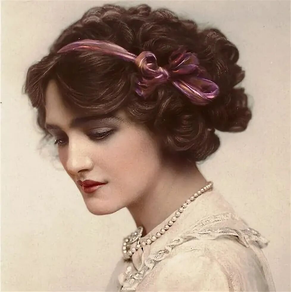 Прическа помпадур женская 19 век lily elsie - Google Search Edwardian hairstyles, Lily elsie, Vintage hairstyles