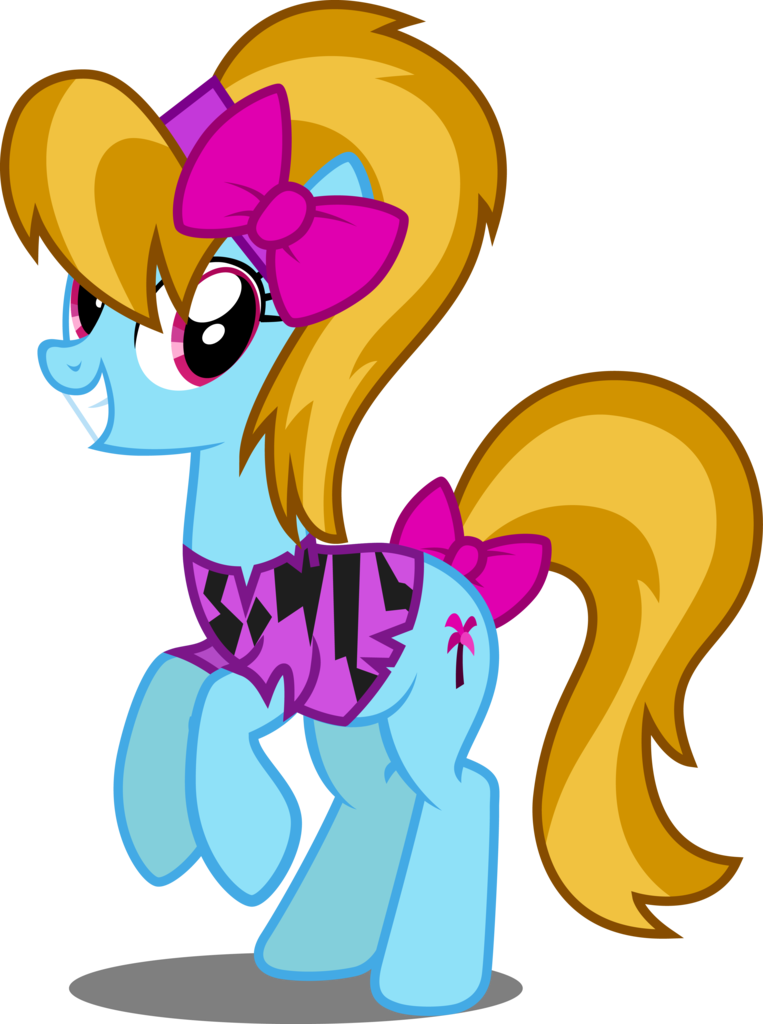 Прическа пони тейл женская Checker-pony, Clothes, Grin, Happy, Rearing, Safe, - Mlp Surf And Turf - (763x10