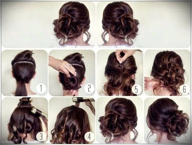 Прическа пошаговое фото на средние Short and medium hairstyles: beautiful ideas! Acconciature capelli medi, Capelli