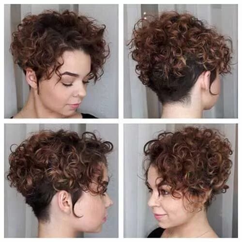 Прическа после химии на короткие волосы Kurze Curly Hairstyles-19 Curly hair photos, Haircuts for curly hair, Short curl