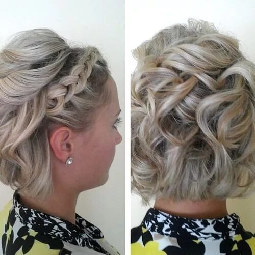 Прическа праздничная на каре для женщин Pin on Hairstyles For Medium Hair