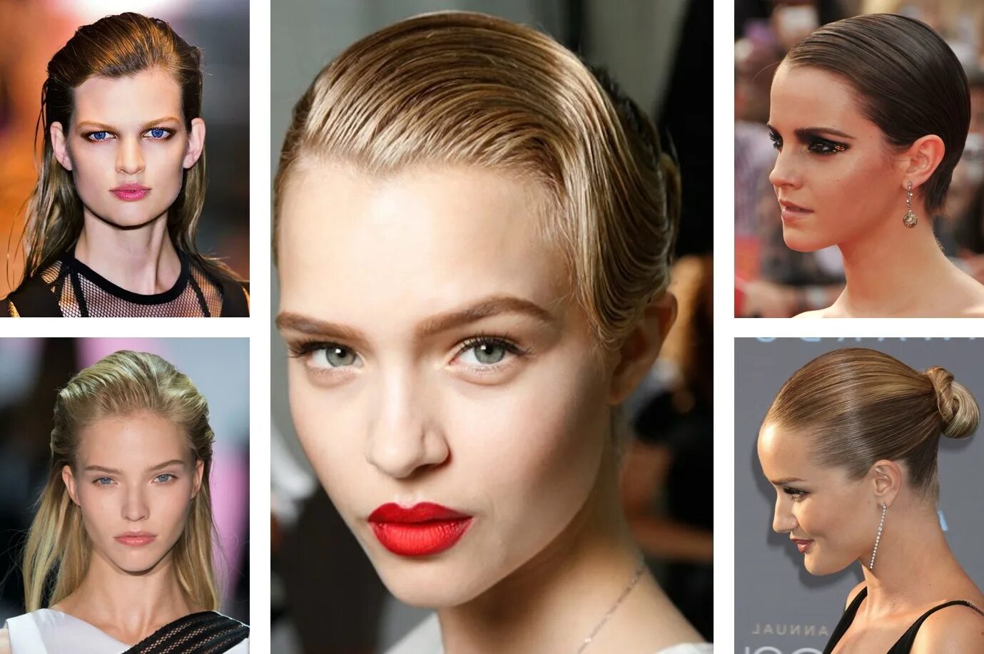 Прическа прилизанные волосы Wet Hair Effect: The Summer Look - RM Style