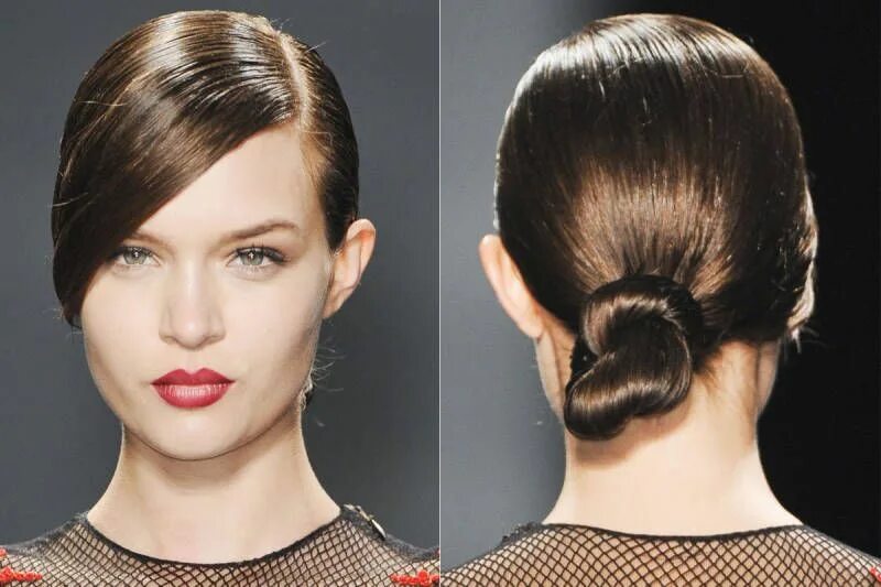 Прическа прилизанные волосы DIY: The Easiest Hairstyle Straight From the Runway Pretty braided hairstyles, H