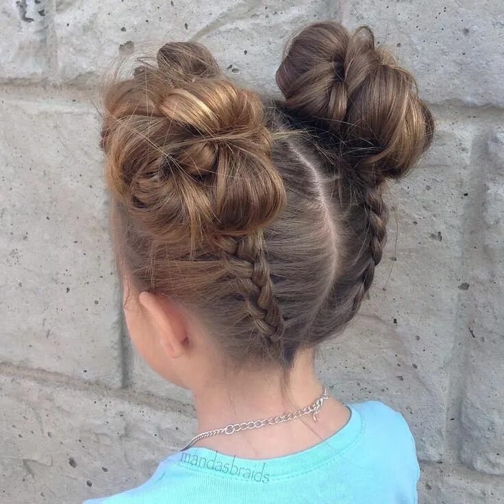 Прическа пучок на длинные для девочки Buns For Toddlers Toddler hairstyles girl, Kids hairstyles, Cute girls hairstyle