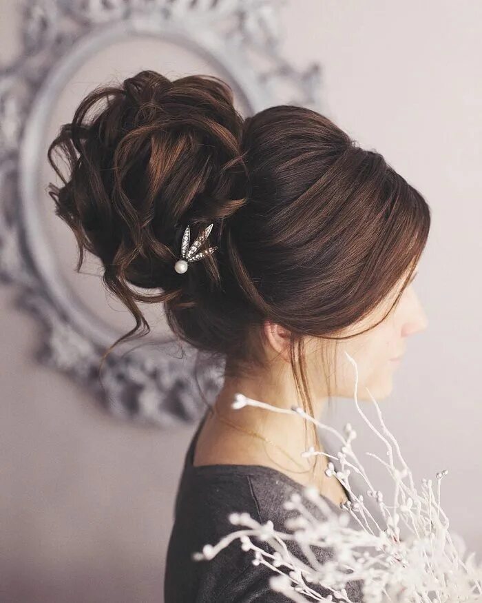 Прическа пучок на свадьбу на длинные волосы 36 Messy wedding hair updos for a gorgeous rustic country wedding to chic urban 