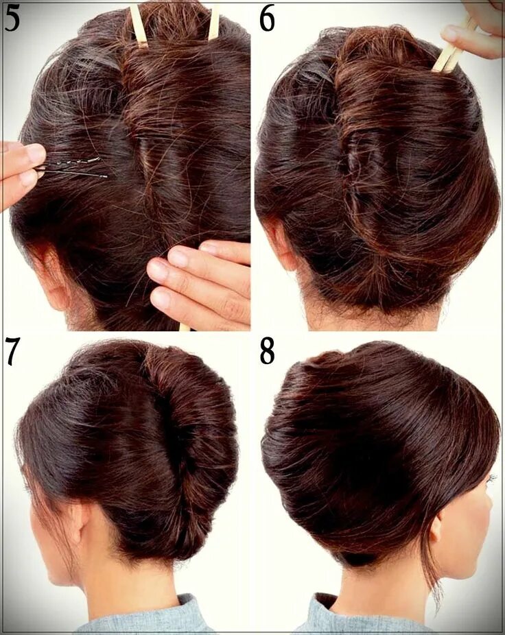 Прическа ракушка как сделать пошагово DIY Hairstyles: 40 Tutorials to be done in a short time Diy hairstyles, Wedding 