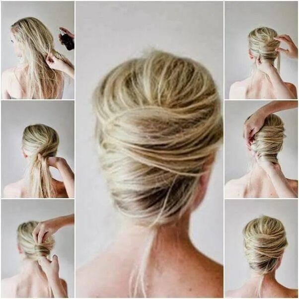 Прическа ракушка как сделать пошагово Pin by Patricia Thell on September 2024 French twist hair, Thin hair updo, Frenc