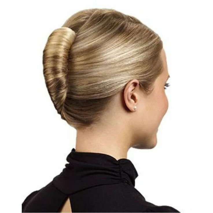Прическа ракушка на длинные волосы фото Sleek french twist. for the ball? beauty прически, стрижка, Roll hairstyle, Fren