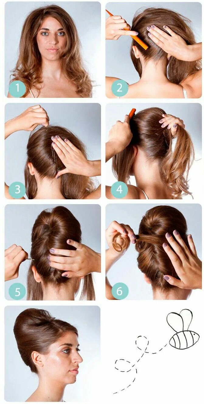 Прическа ракушка на длинные волосы пошагово Pin on прически Hair accessories, Hair, Beauty