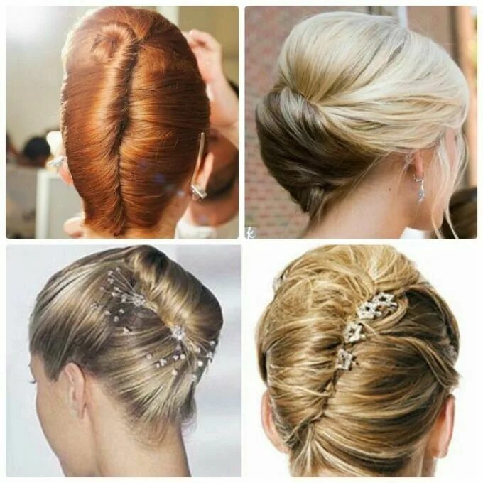 Прическа ракушка на короткие волосы пошагово Hairstyle of shell for long, medium and short hair - step by step instruction. H