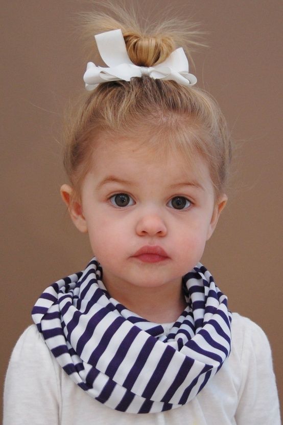 Прическа ребенку 1 год toddler infinity scarf..I could see the girls wearing these Little girl fashion,