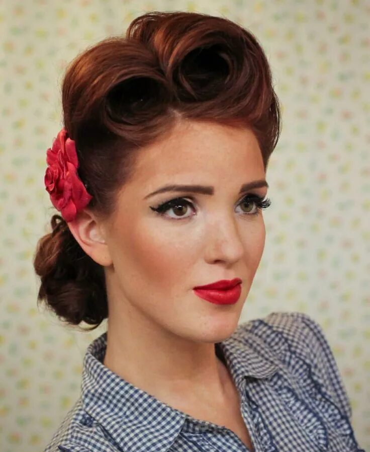 Прическа ретро на длинные Hairstyles 50S Women - 50s hairstyles - 20 vintage hairstyles of 1950 50s hairst