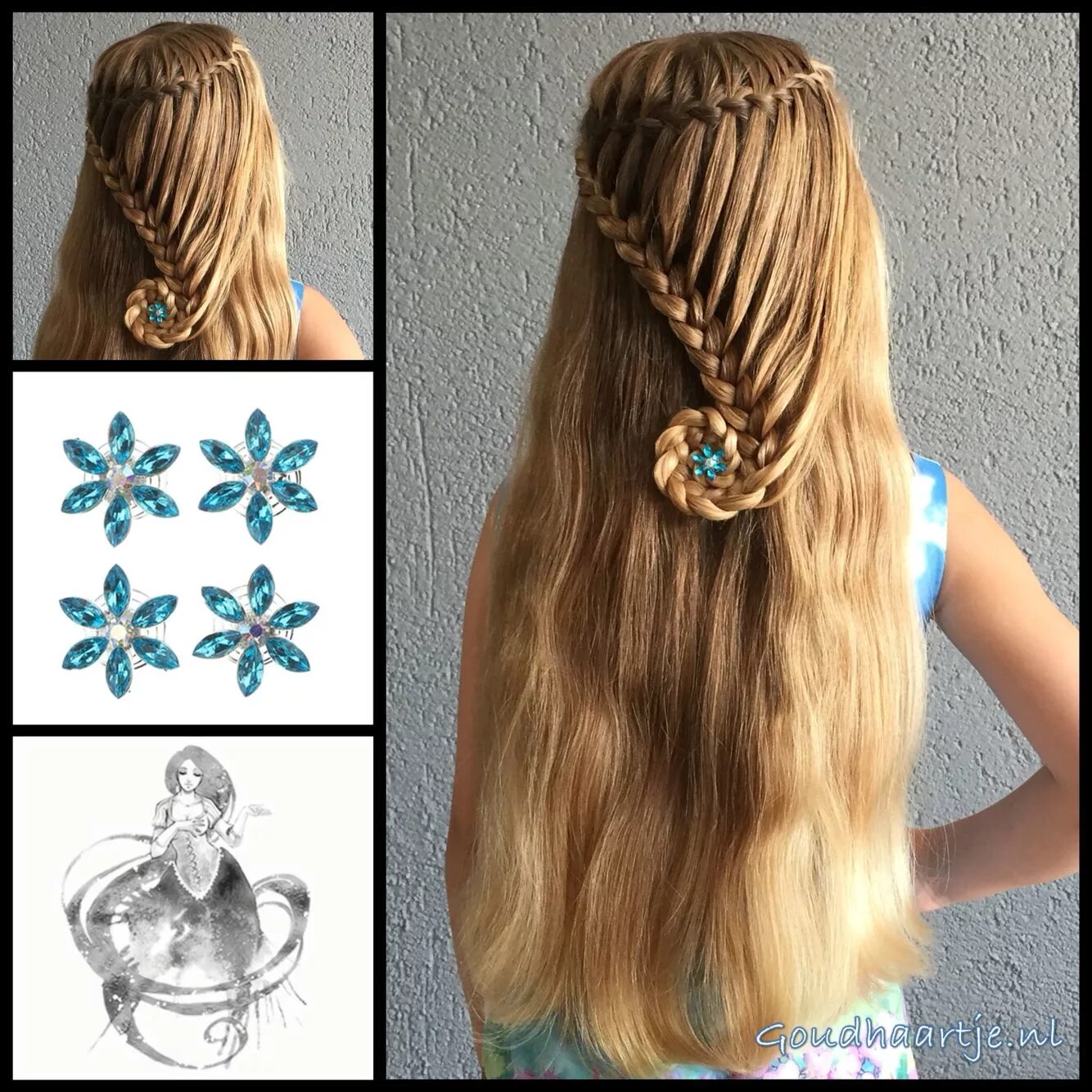 Прическа русалки для девочки Hair styles, Kids hairstyles, Braided hairstyles