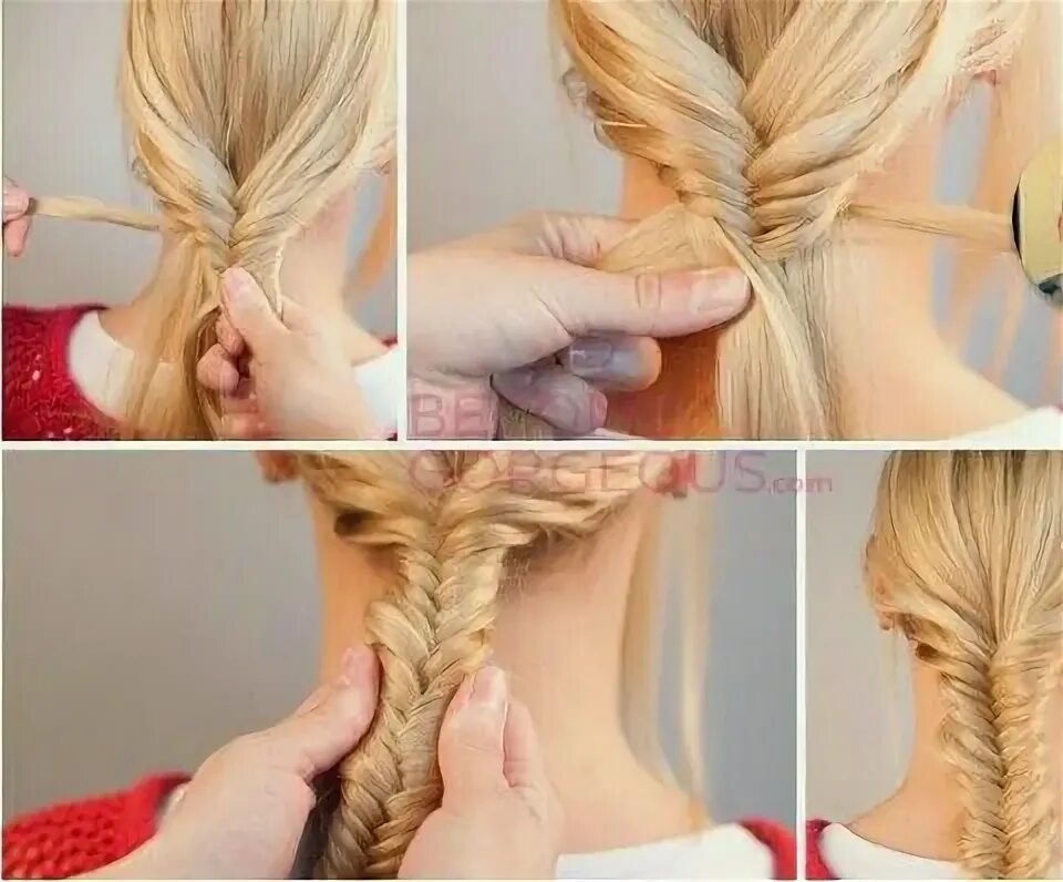 Прическа рыбий хвост для девочек пошаговый Pin by Justyse Linton on my NEW hair!!! Fish tail braid tutorial, Fish tail brai