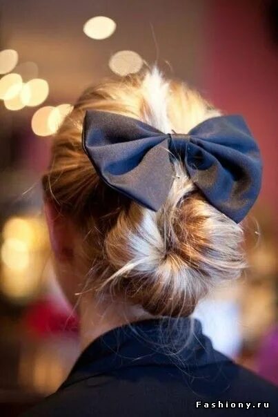 Прическа с бантом Прически на любой случай Bow hairstyle, Girly hairstyles, Hair styles