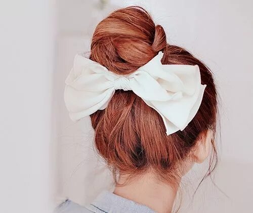 Прическа с бантом на короткие волосы The 5 best Korean hairstyles for long hair - The Fashion Time Cute asian fashion