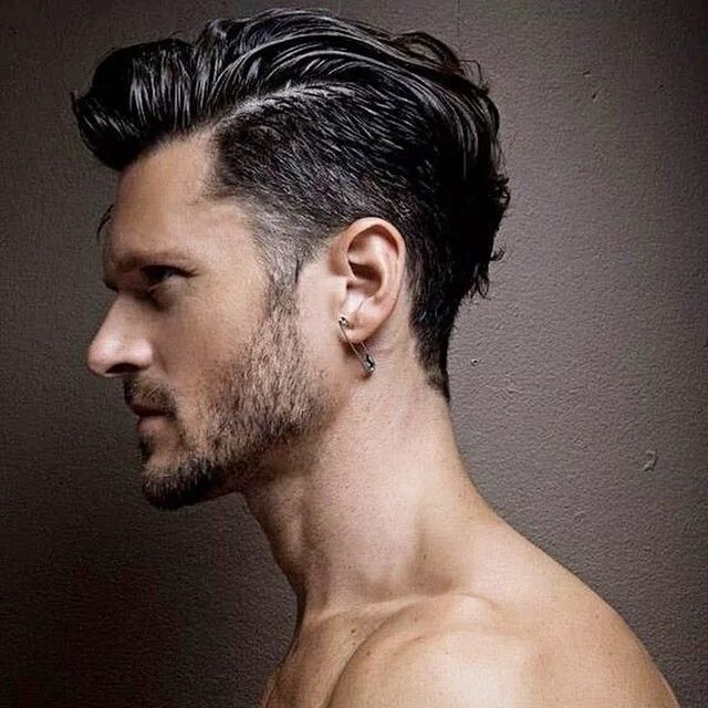 Прическа с длинными висками для мужчин undercut haircut with beard - Google Search Haircuts for men, Trendy mens hairst