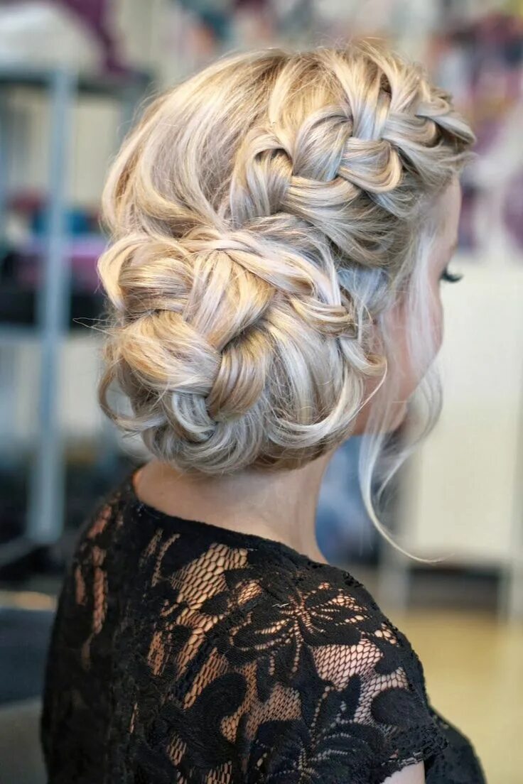 Прическа с косами на волосы фото 50 French Braid Hairstyles for 2015 Dance hairstyles, Hairstyle, Bridesmaid hair