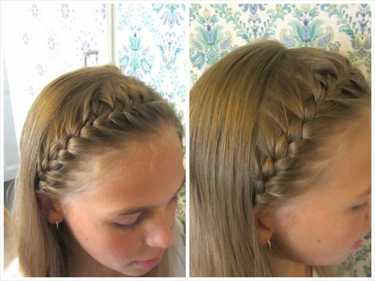 Прическа с косичками у лица для девочки Hairstyles You Can Create In Minutes French braid hairstyles, French braid headb