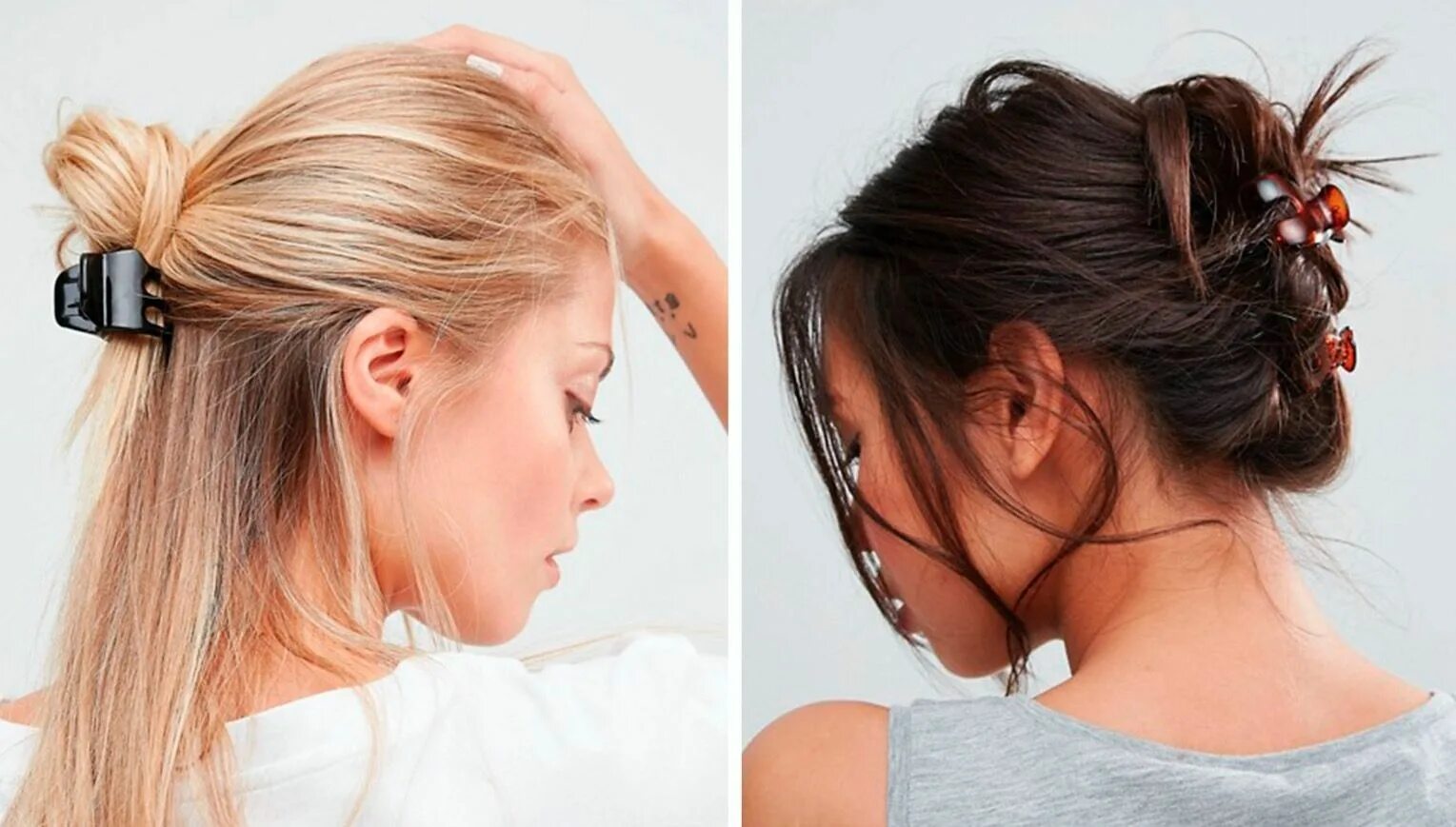 Прическа с крабиком на средние волосы самой 12 clever styles that'll hide greasy hair (instantly)