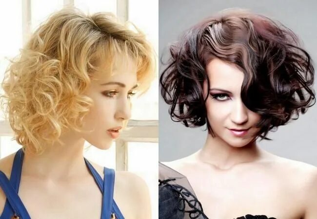 Прическа с кудрями на короткие волосы Pin by Barbarian Style on Best hairstyles Hair styles, Shoulder length hair, Hai