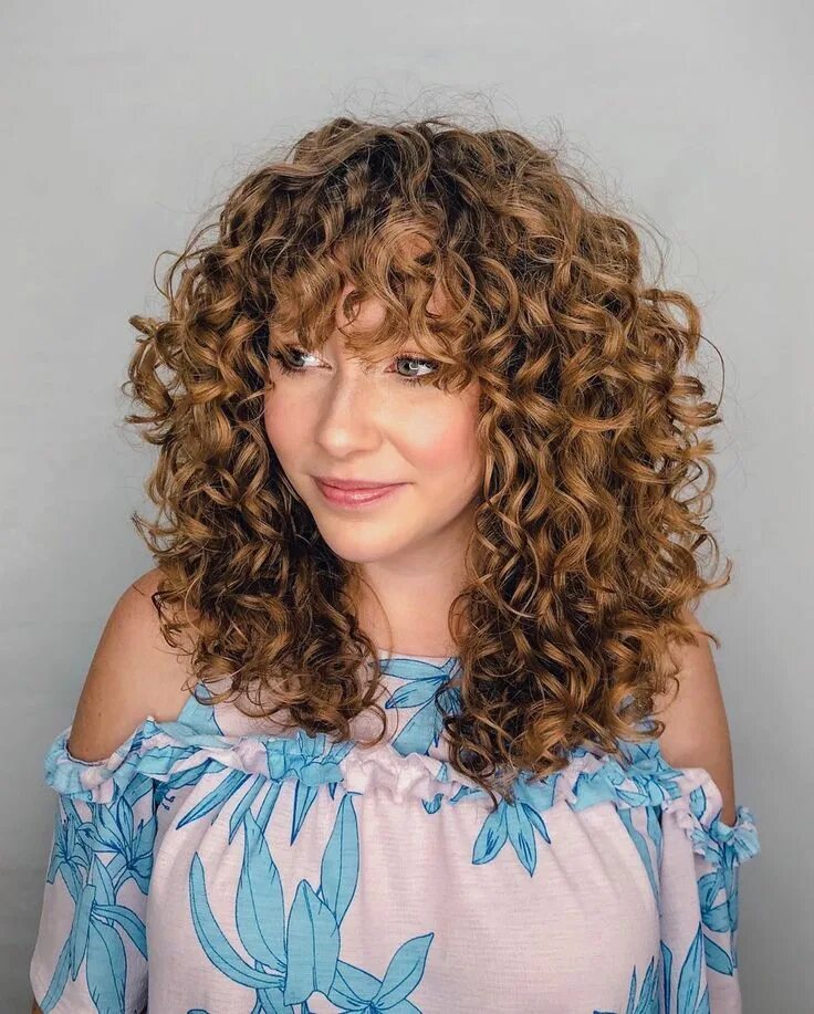 Прическа с кудрявой челкой женская 2024 Curly Haircuts 18 Ideas: Short, Medium, Long, Bangs & More - Expert Tips - 