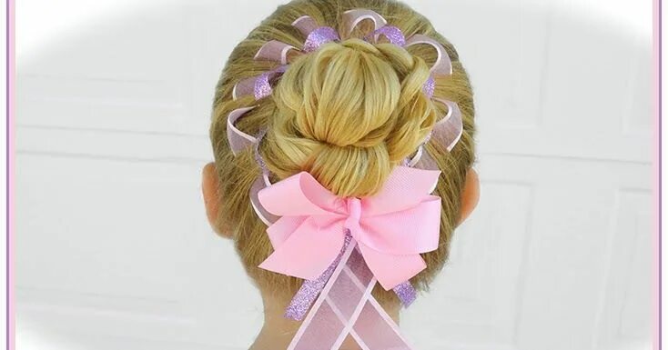 Прическа с лентами для девочки Pin on Hair Styles and Ribbons