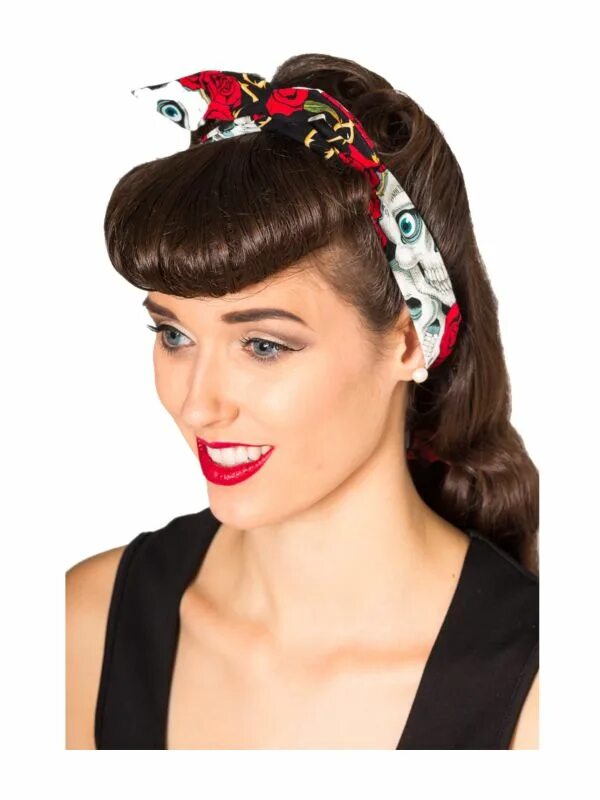 Прическа с повязкой Vintage Hats & Hair Accessories Banned Retro