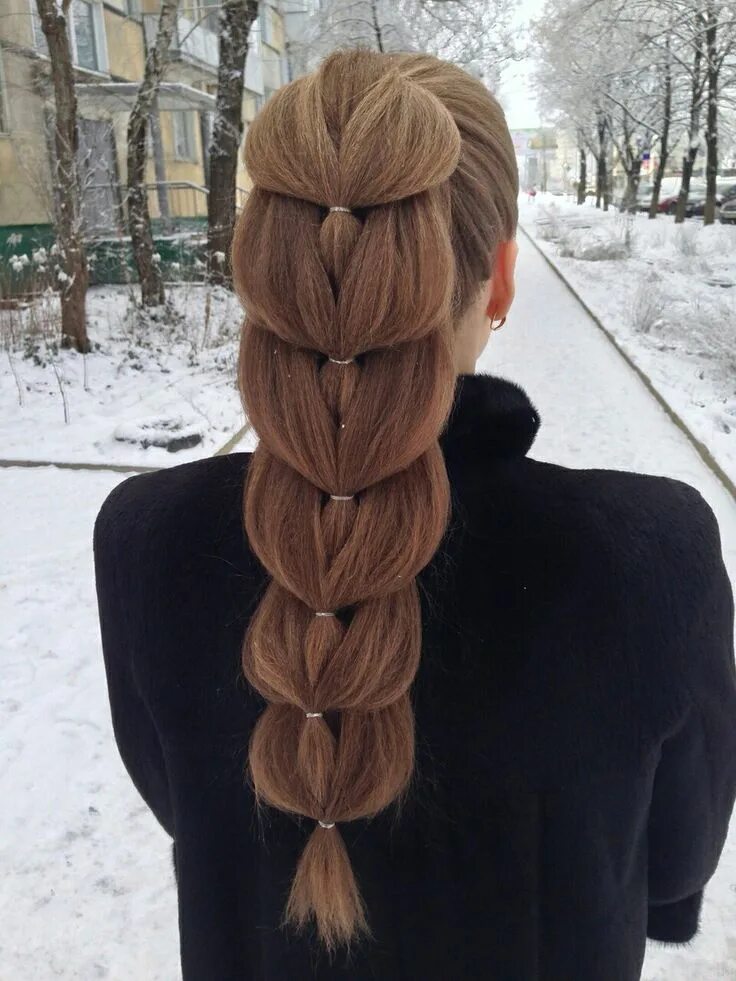 Прическа с резинками на длинные волосы Pin on HAIR Beautiful braided hair, Braids for long hair, Long hair styles