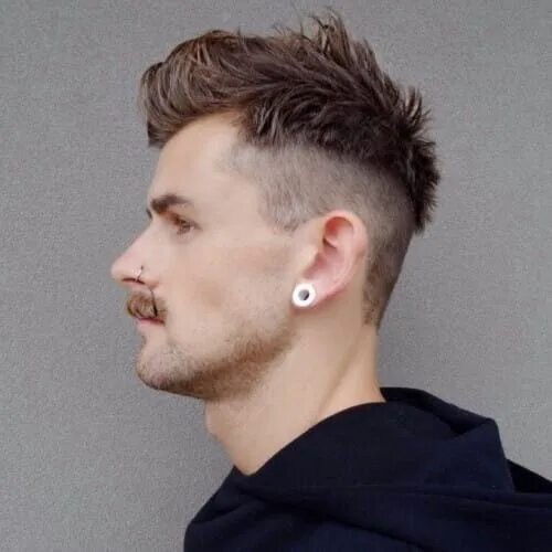 Прическа с резким переходом мужская Pin by Flooddew on Pelix High fade haircut, Undercut hairstyles, Fade haircut