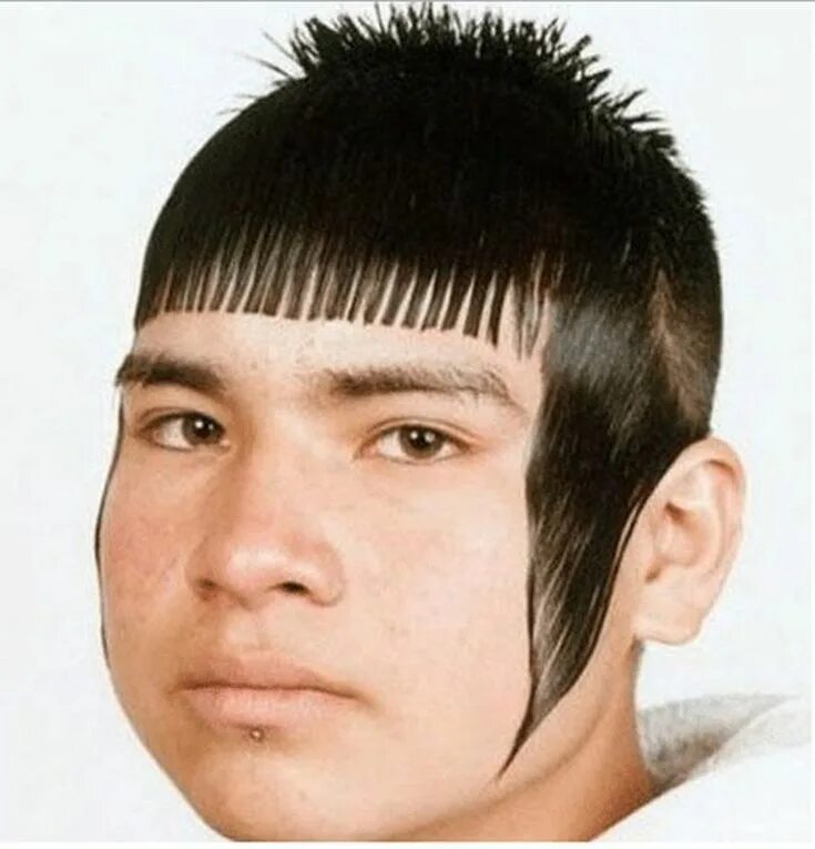 Прическа с волосами на глазах 31 Funny Haircuts and Hairstyles Bad haircut, Hair cuts, Haircuts for men