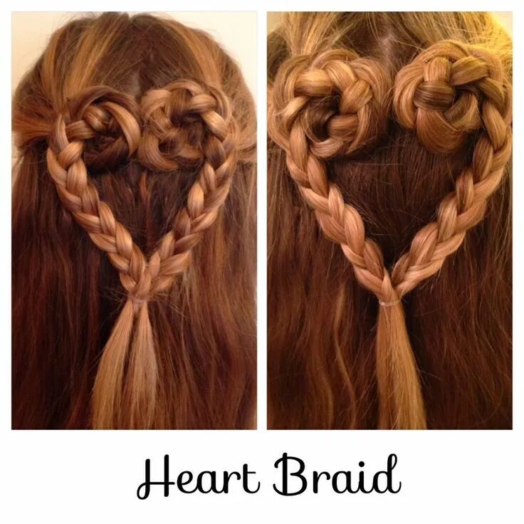 Прическа сердечко для девочки пошагово Hair Styles by Liberty: The Heart Braid Heart braid, Irish hairstyles, Hair styl